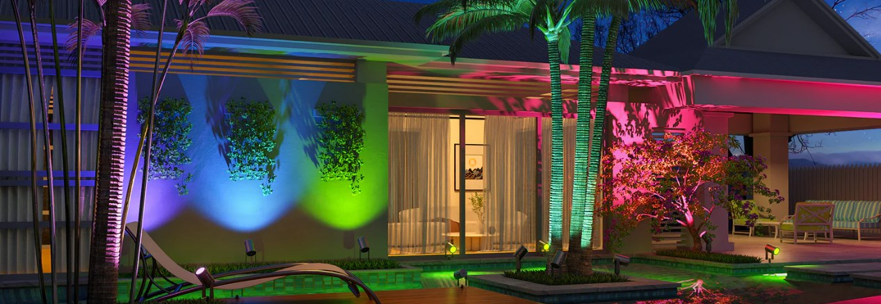 Courtyard smart landscape light