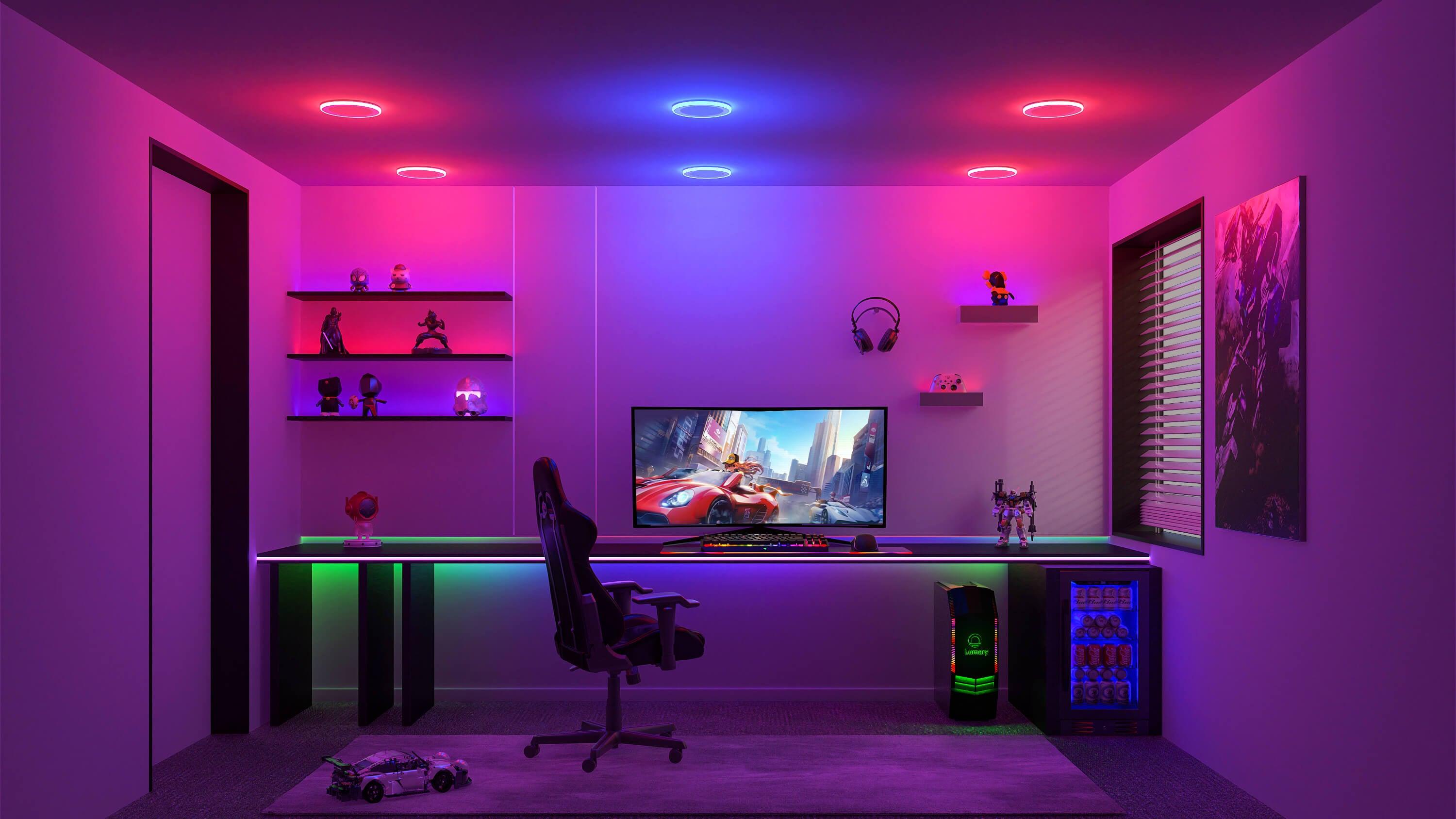 How to improve your game room with lighting? - Lumary
