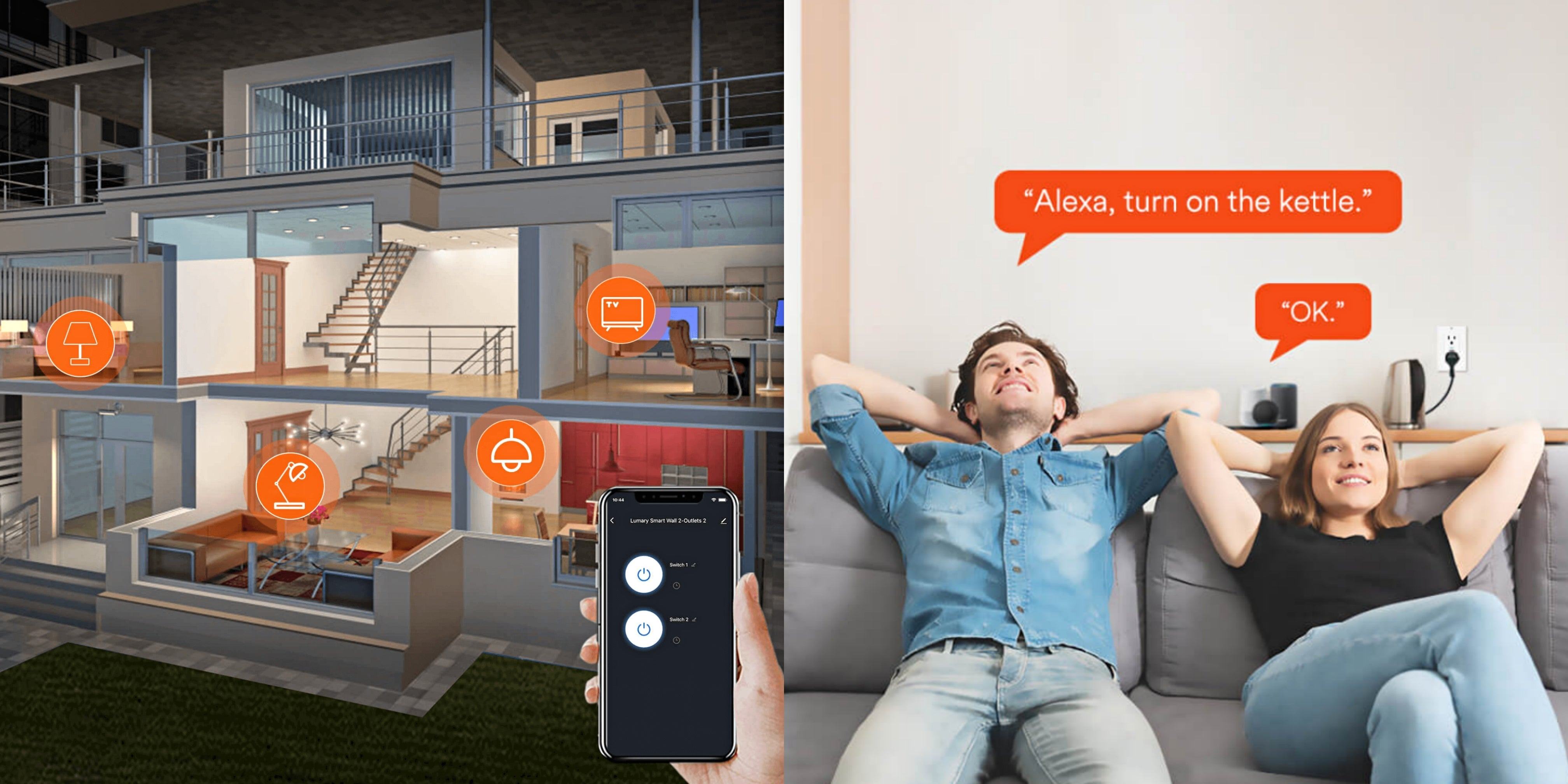 Voice Control And Remote Control Your Smart Home With Lumary Smart WiFi USB Outlets - Lumary