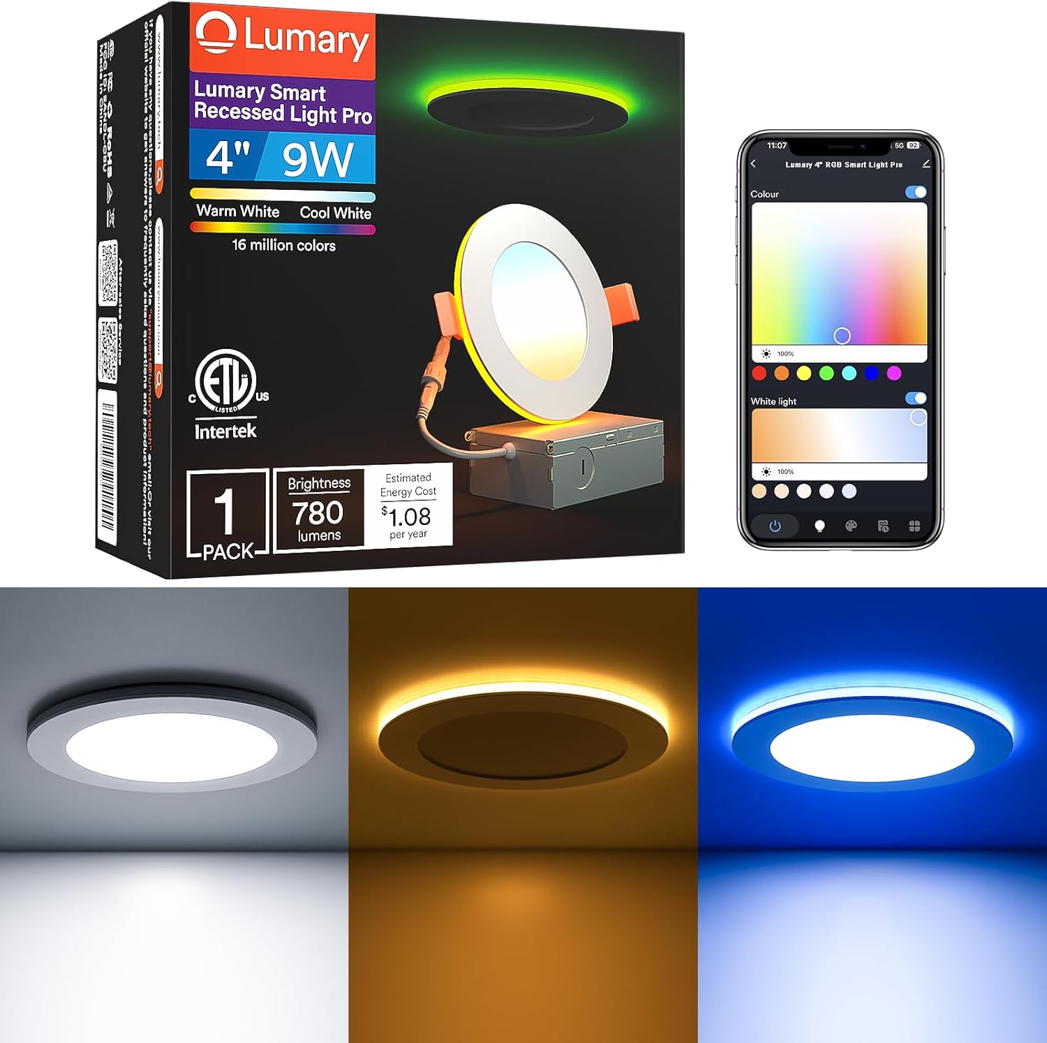 Lumary Smart Recessed Light Pro