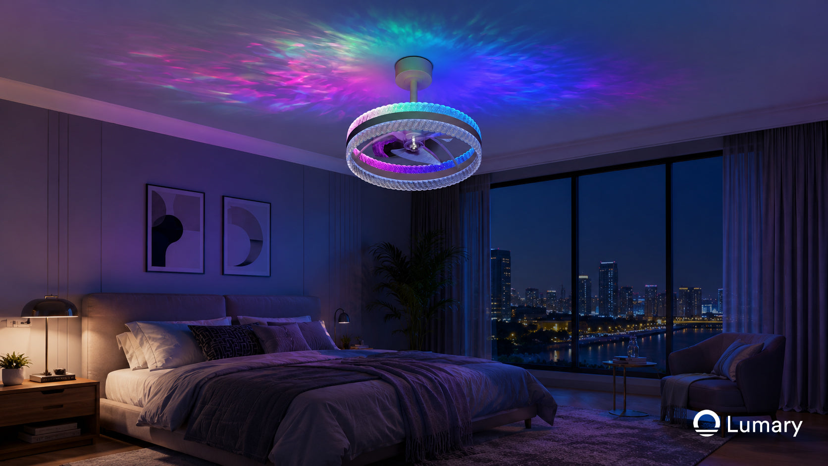 Lumary Smart Ceiling Fans with Lights G1