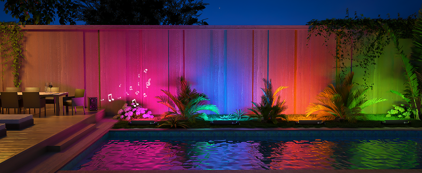 outdoor light show
