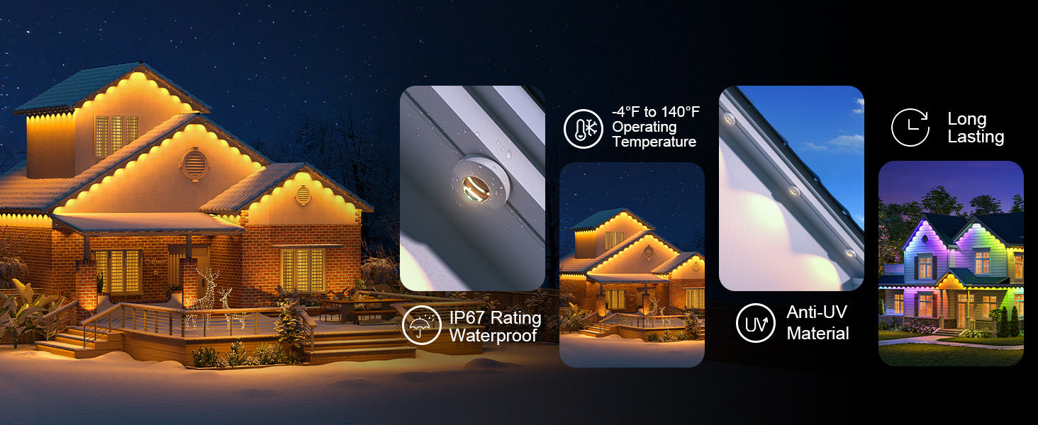 Lumary RGBAI Permanent Outdoor Lights Pro