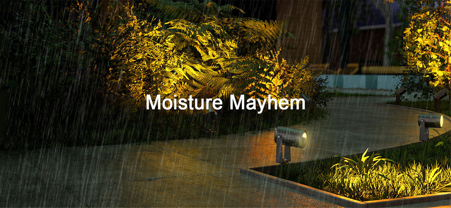Outdoor lights pay attention to waterproof