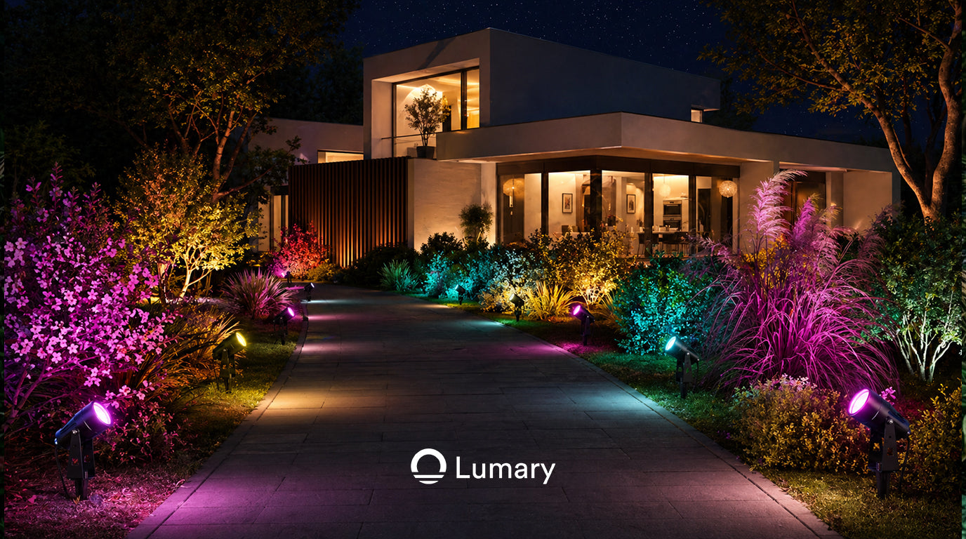 Lumary Smart LED Outdoor Landscape Lights RGBAI Spotlight 