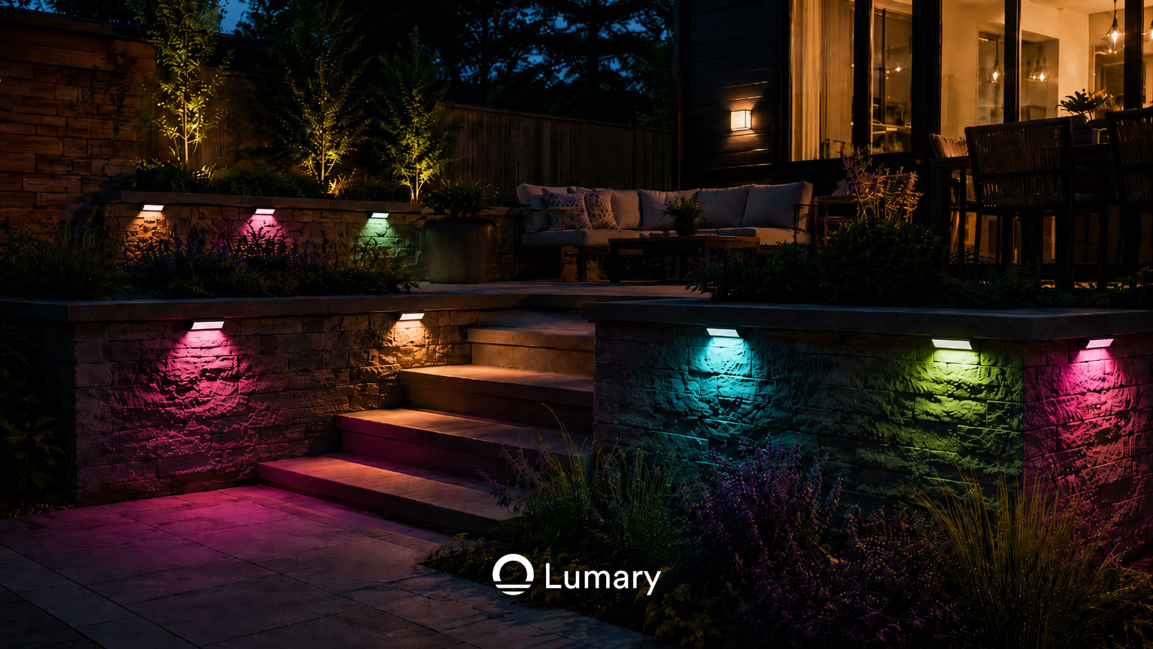 Lumary Smart Retaining Wall Light (8Pack)