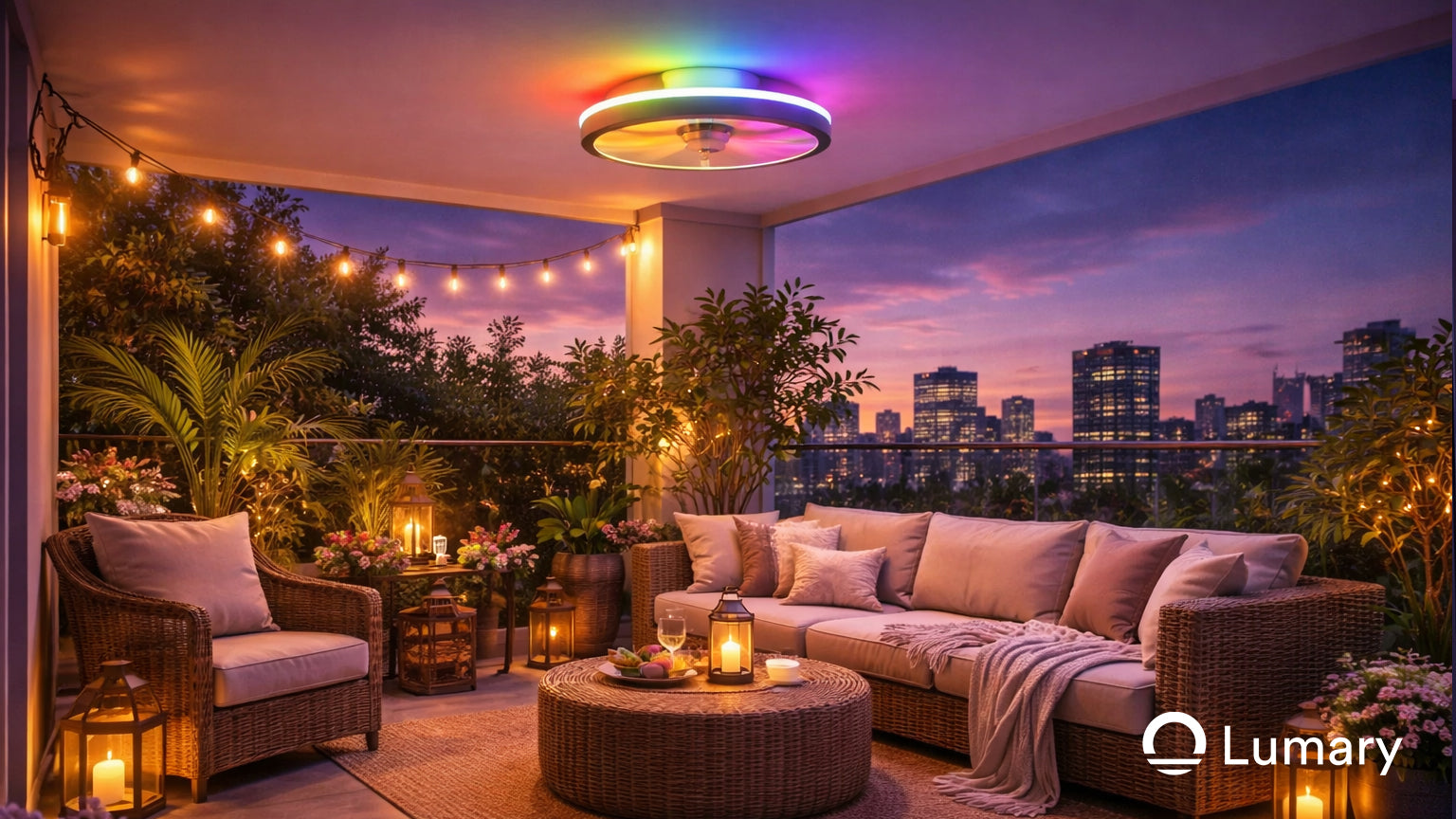 Lumary Smart Ceiling Fans with Lights