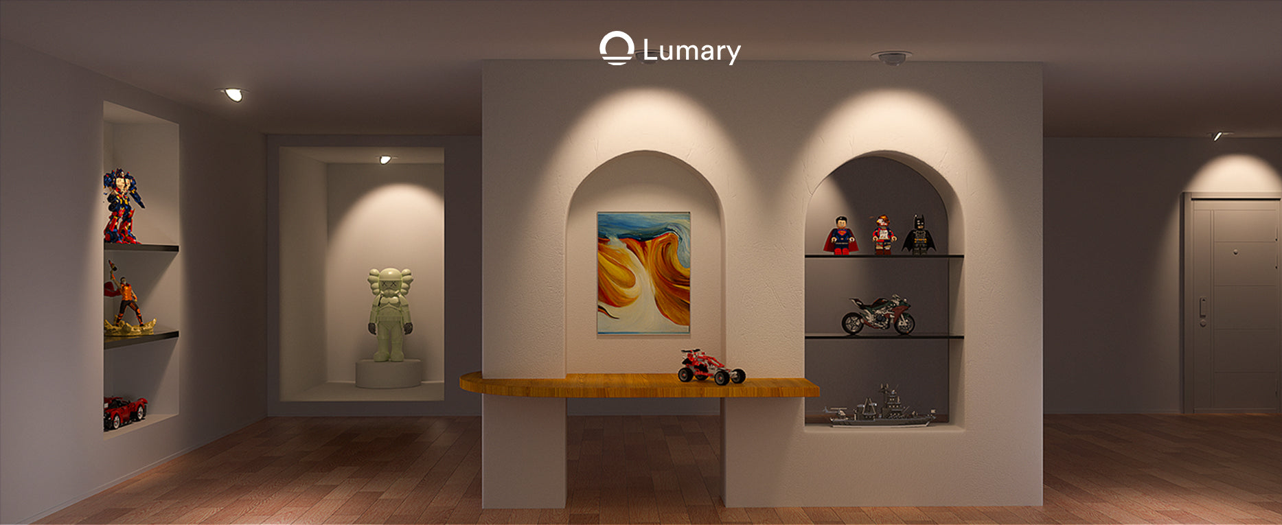 Lumary Wi-Fi Smart Gimbal Recessed Light 4 inch 7W 8PCS