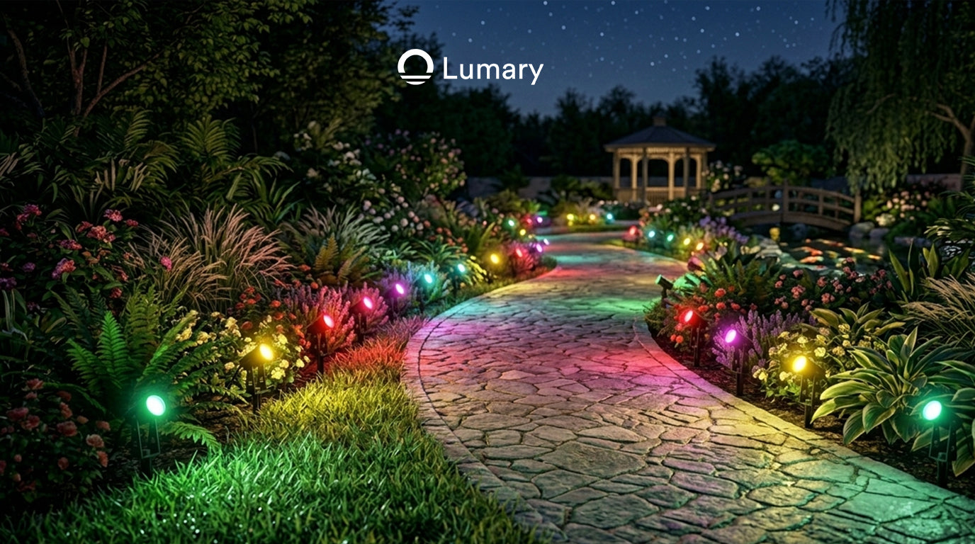 Lumary Smart LED Outdoor Landscape Lights RGBAI Spotlight 