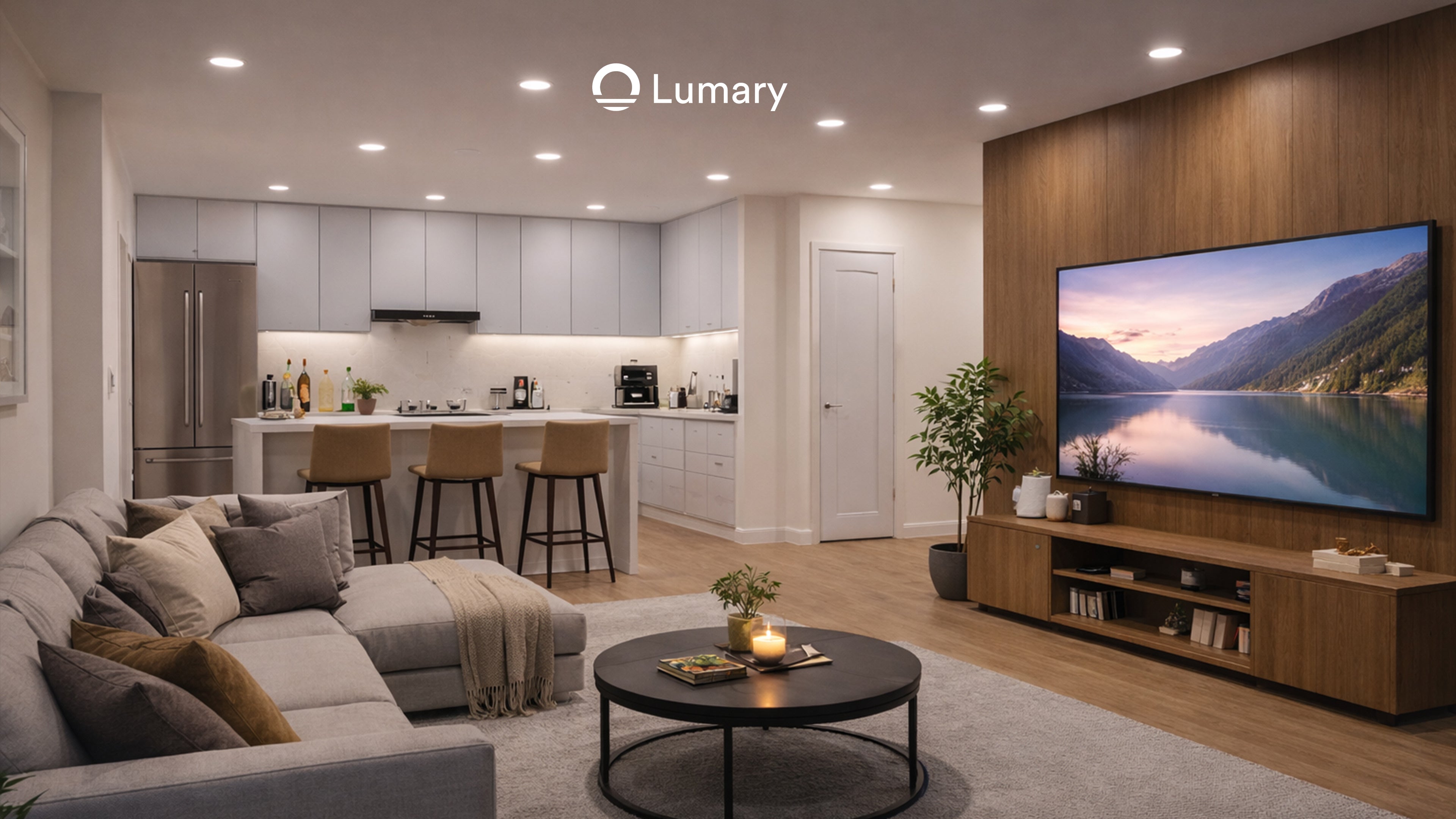 Lumary Wi-Fi Smart Canless Recessed Lighting 3 inch 8 PCS