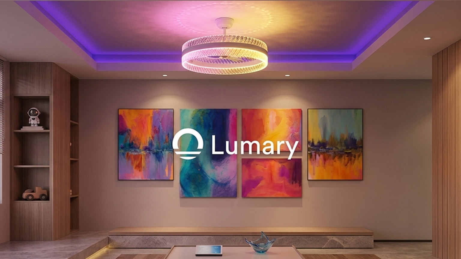 Lumary Smart Ceiling Fans with Lights G1