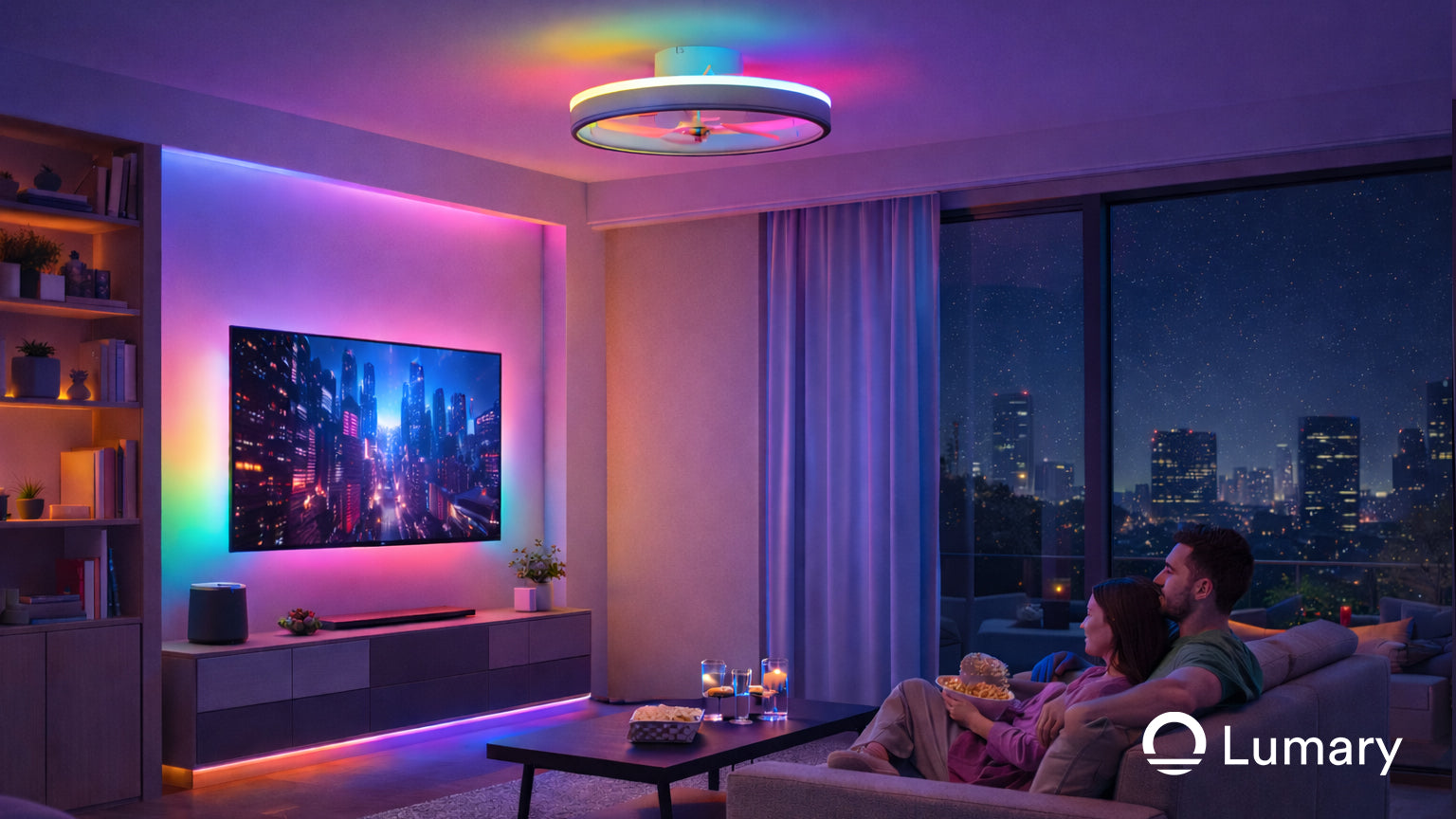 Lumary Smart Ceiling Fans with Lights