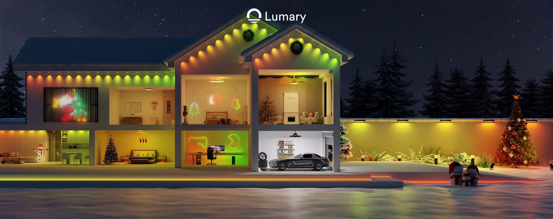 Do I need a professional to install the Lumary Permanent Outdoor Lights ?