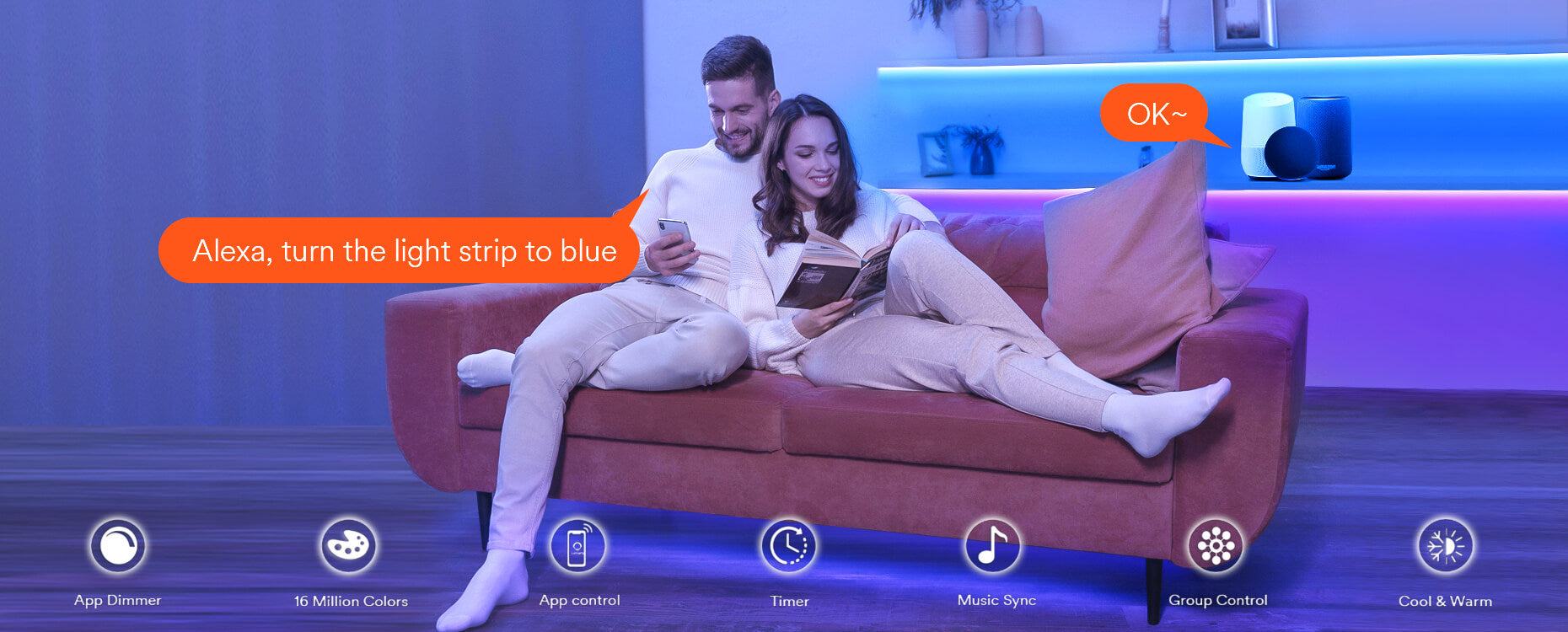 The best RGB smart light strips of Lumary - Lumary