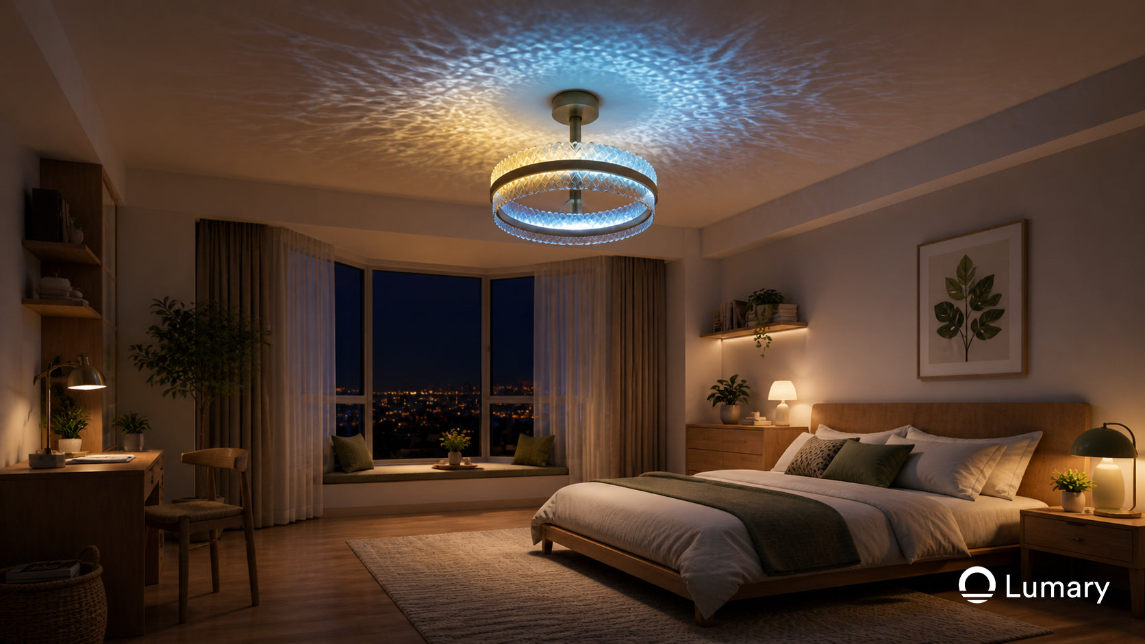 Lumary Smart Ceiling Fans with Lights G1