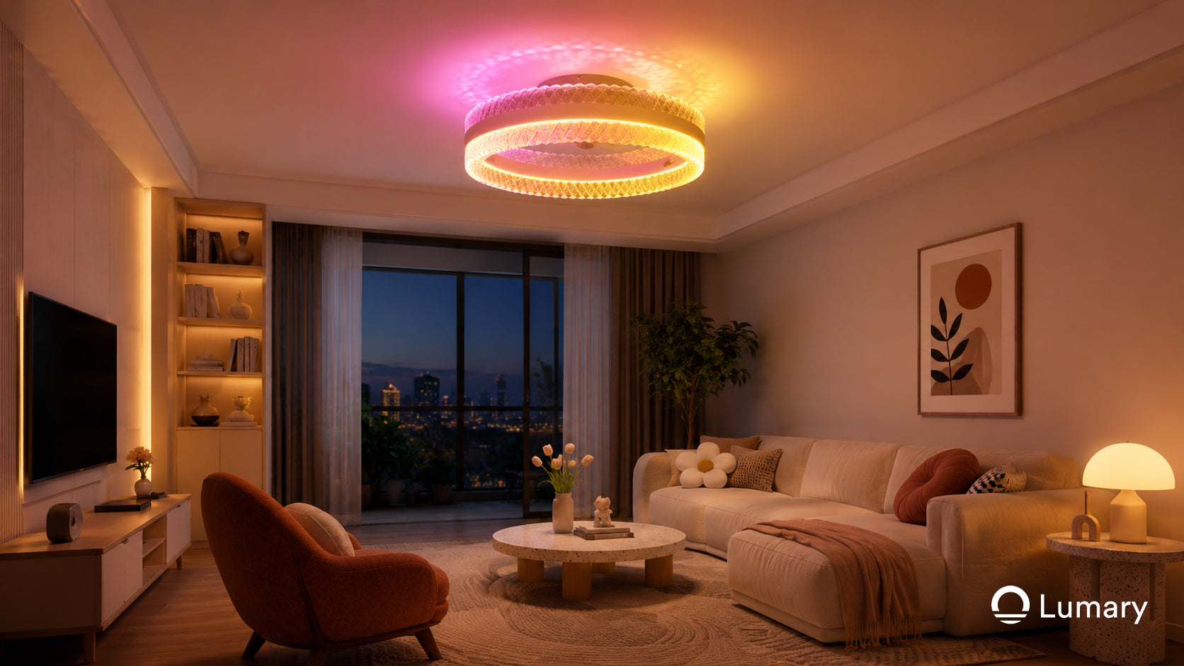 Lumary Smart Ceiling Fans with Lights G1