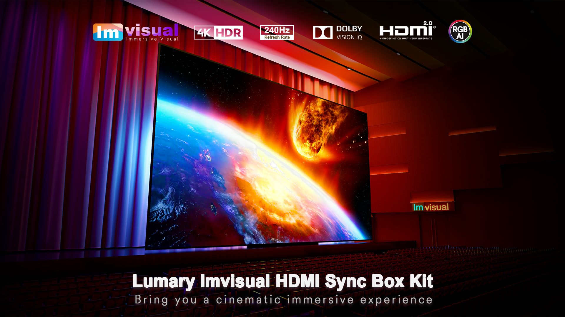 Lumary Smart HDMI Sync Box for high-end user, Lumary launches the Imvisual HDMI Sync Kit series