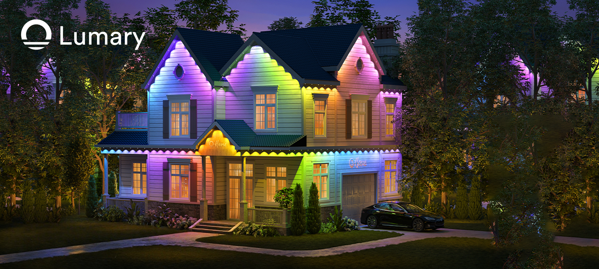 Should one choose permanent outdoor lights or stick to using traditional festive lights?