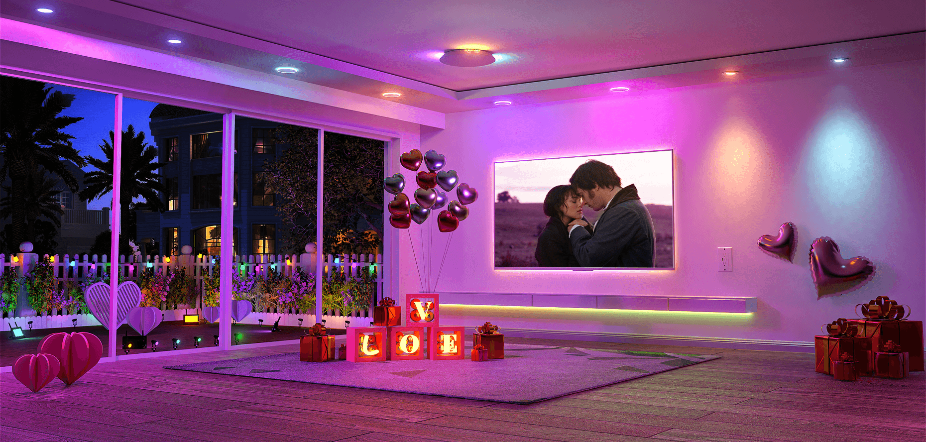 Bring the right atmosphere to your Valentine's Day - Lumary