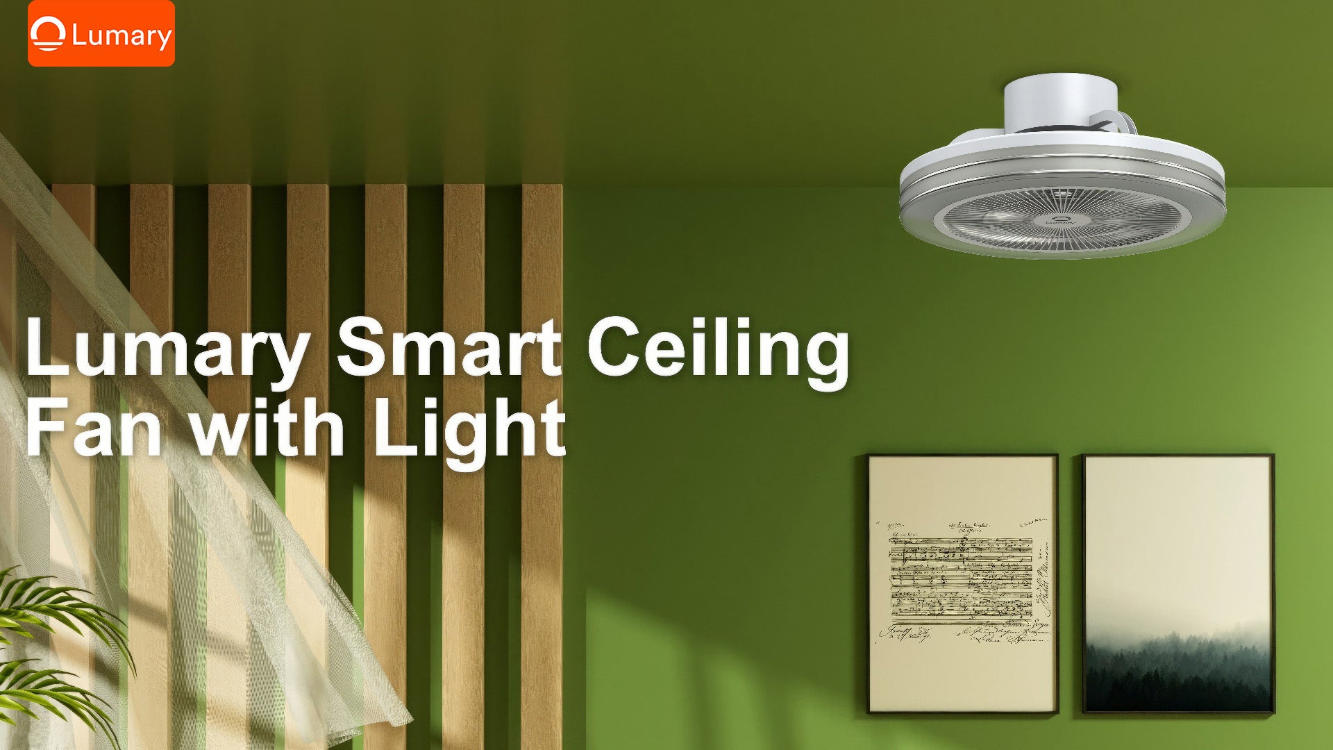 Lumary Smart Ceiling Fan with Light Debuts: Integrating Bluetooth and WiFi Connectivity, 380 Lighting Scenario Modes Shocking Launch!