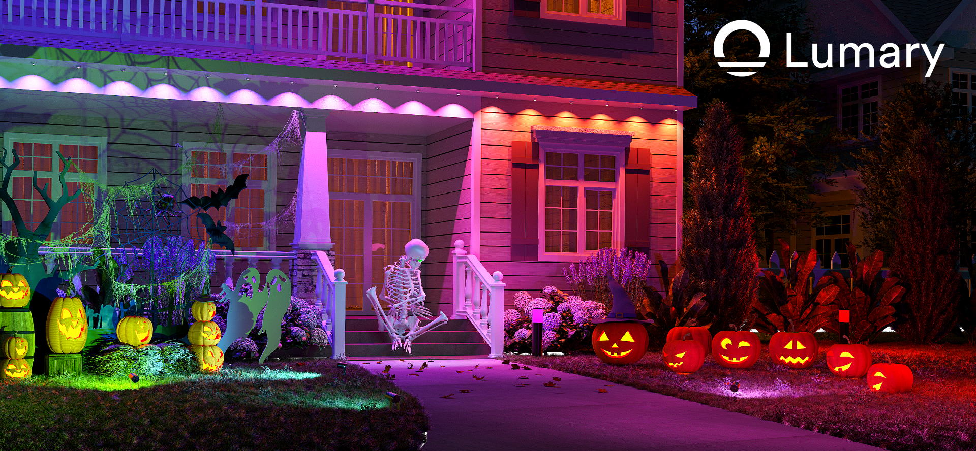 Light up Halloween: Smart lighting meets holiday decorations