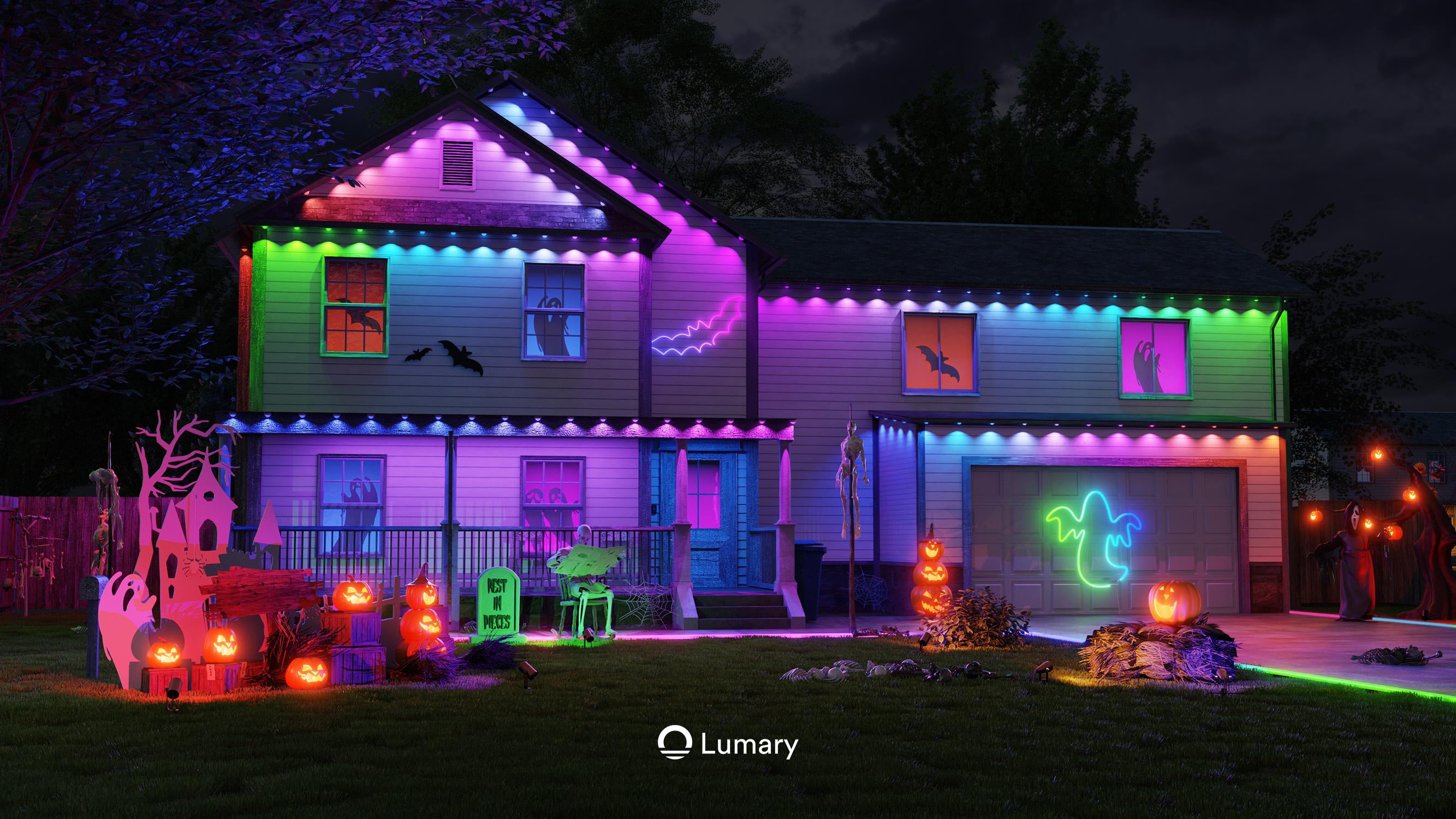 Permanent outdoor lights that wow every space