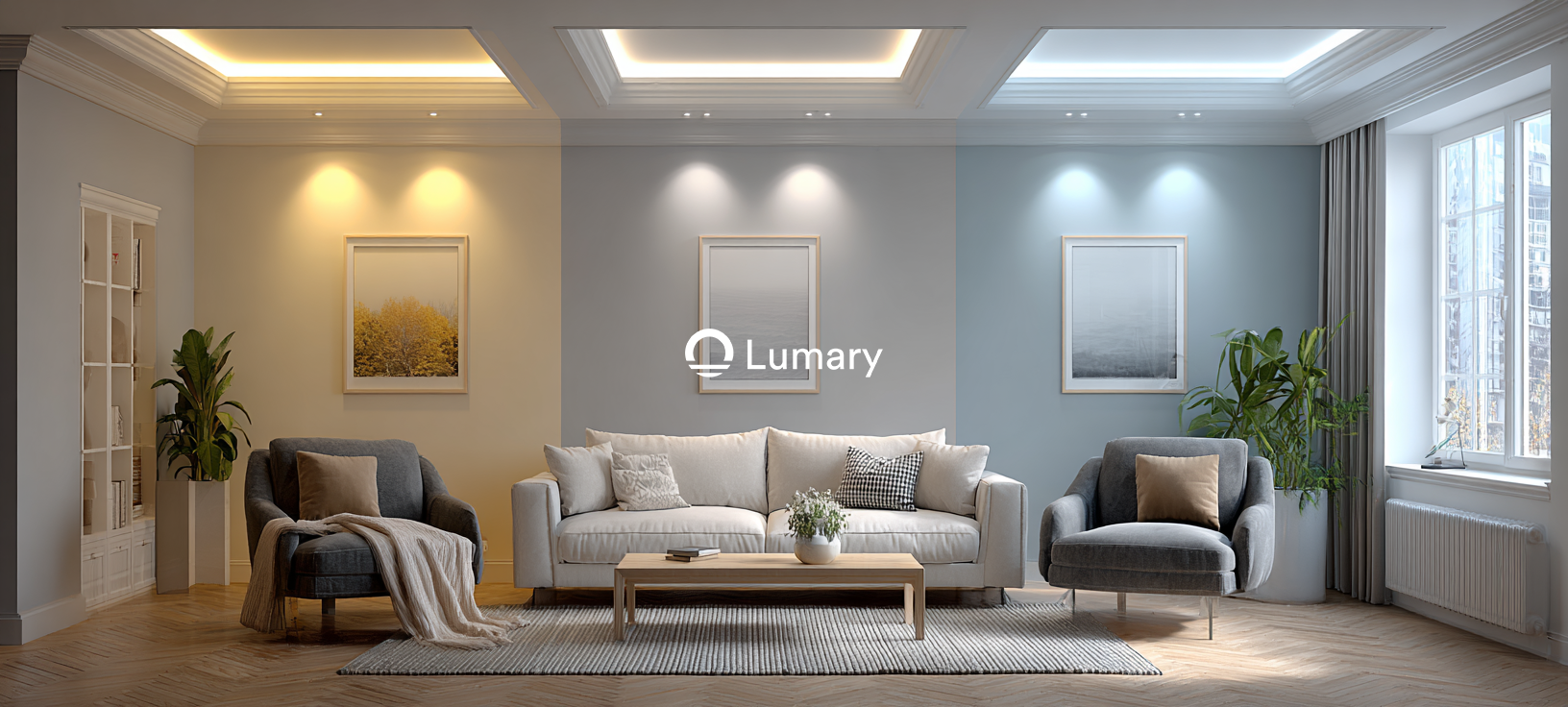Lumary Wi-Fi Smart Canless Recessed Lighting 6 inch 4 PCS