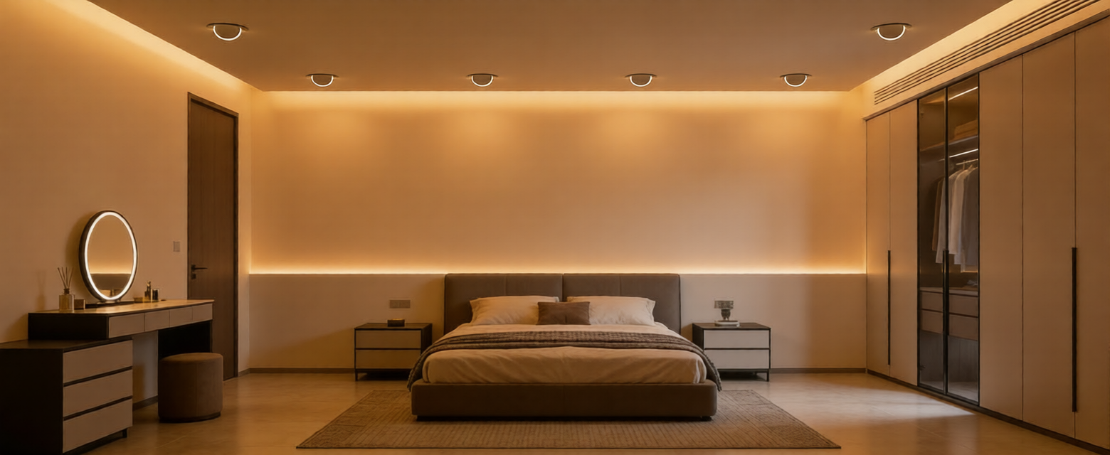 Smart recessed lighting always saves you money