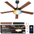Lumary 52" Smart Ceiling Fans with RGBAI Lights