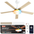 Lumary 52" Smart Ceiling Fans with RGBAI Lights