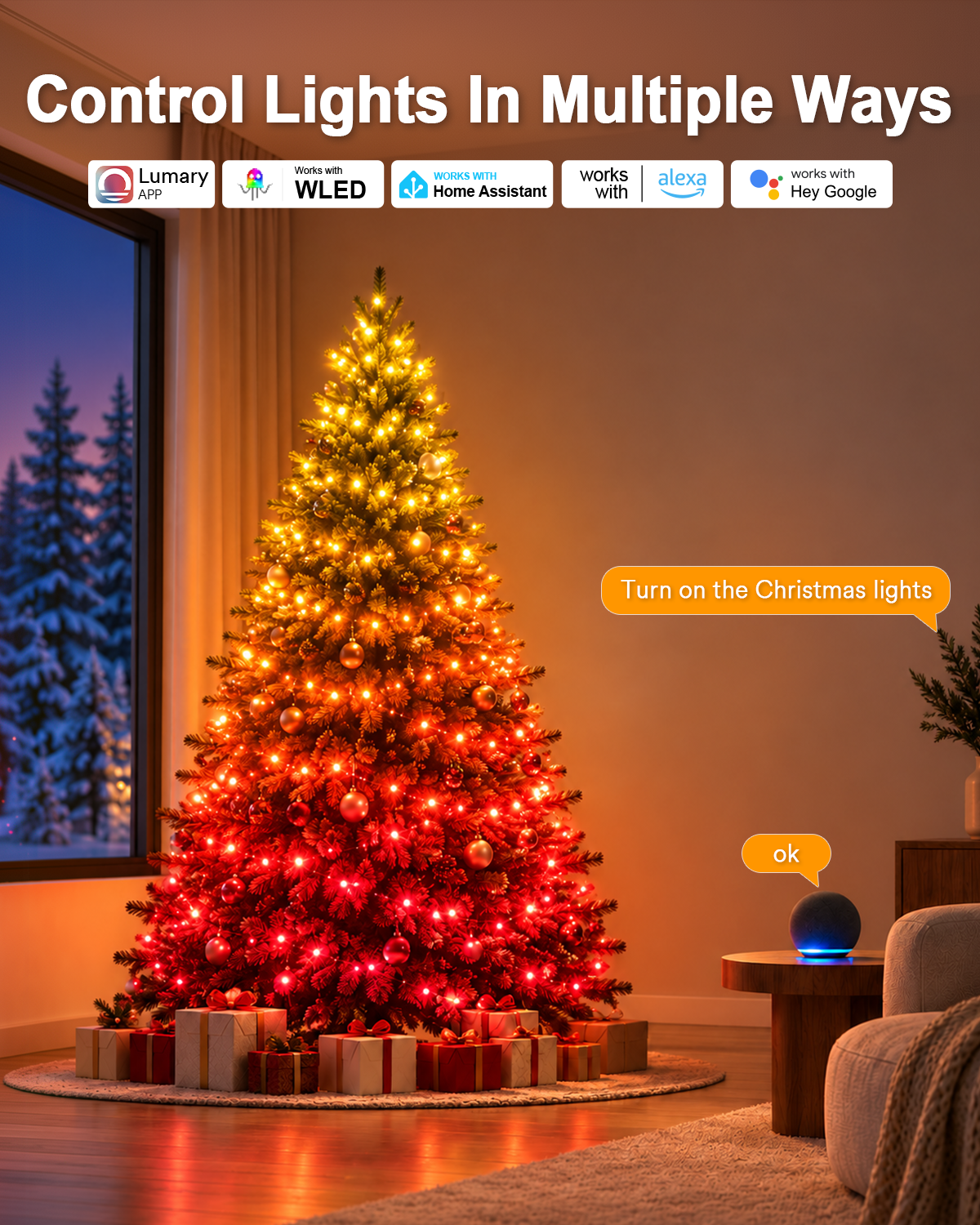 Lumary Smart Christmas String Lights