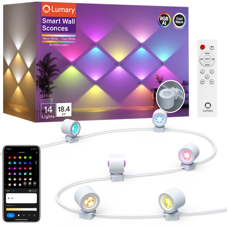 Lumary RGBAICW Smart Wall Sconces