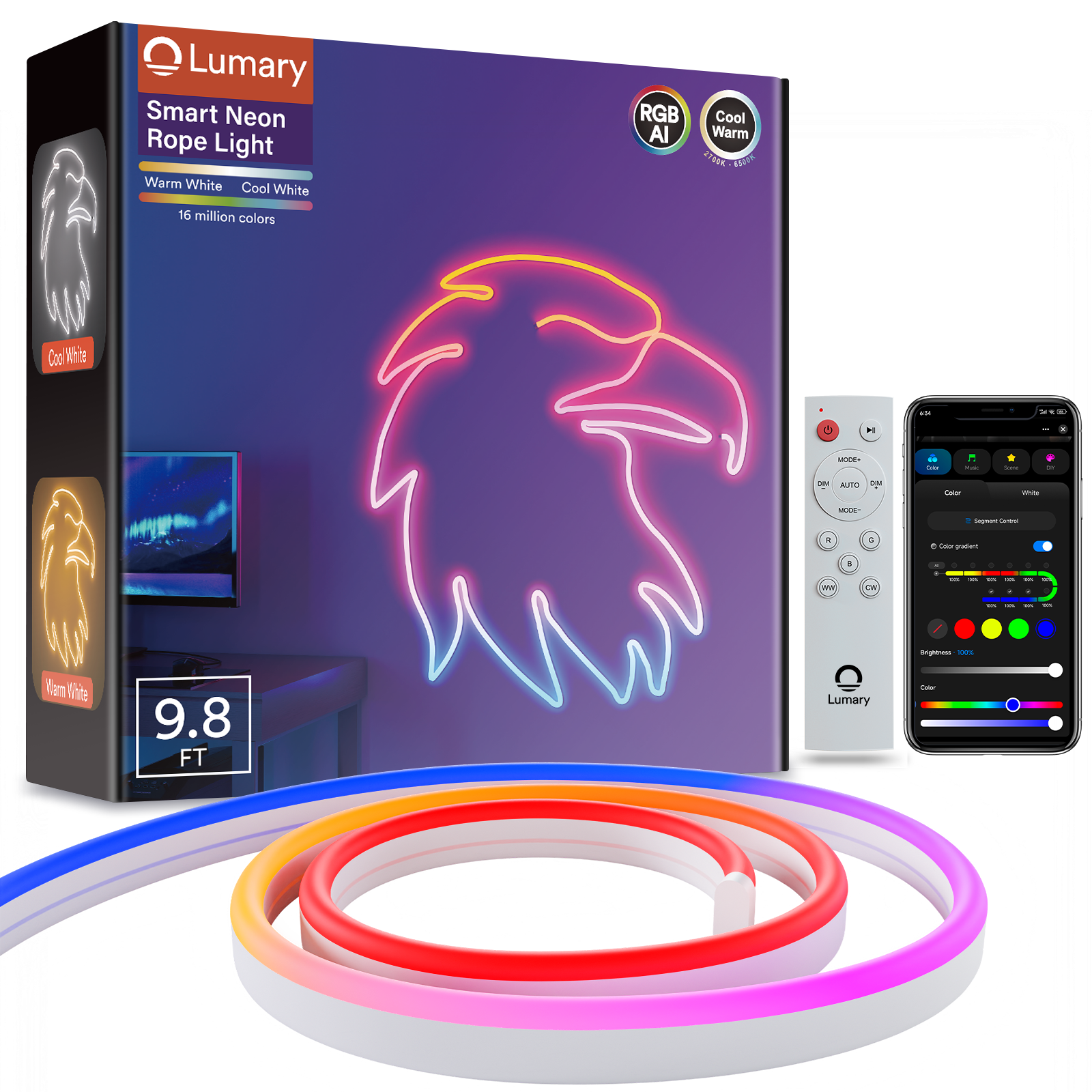 Lumary Smart Indoor Neon Rope Lights