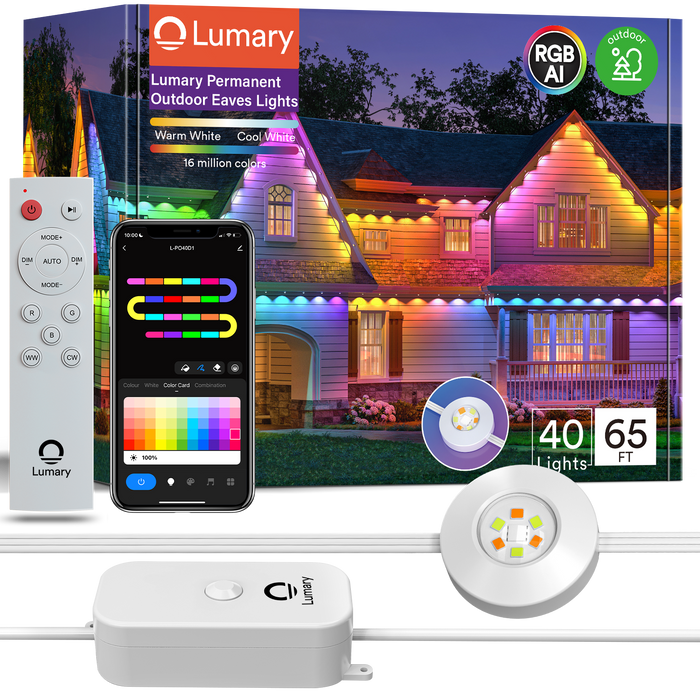Lumary Permanent Outdoor Lights Pro product display