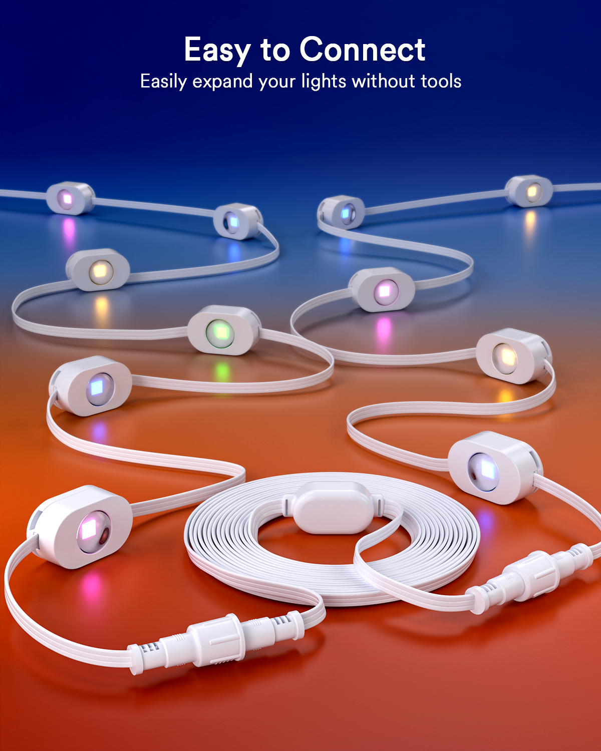 Lumary 12ft Extension Cord for Permanent Outdoor LIghts 2