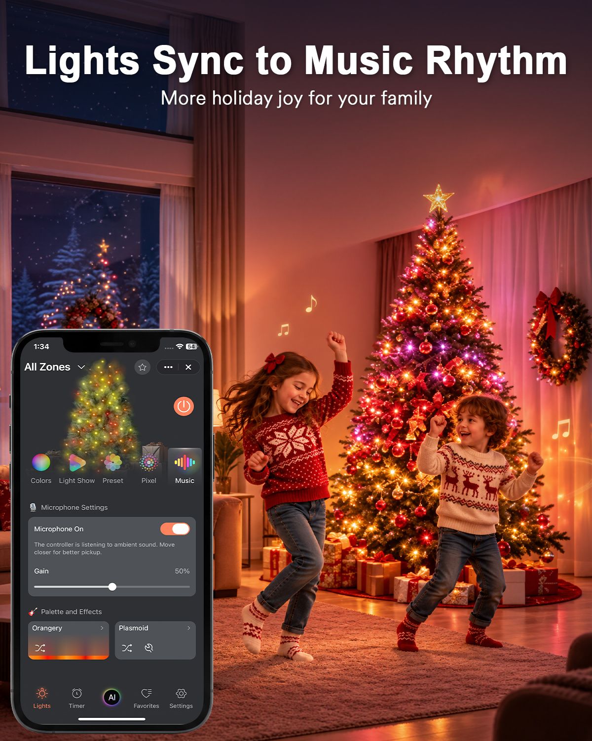 Lumary Smart Christmas String Lights