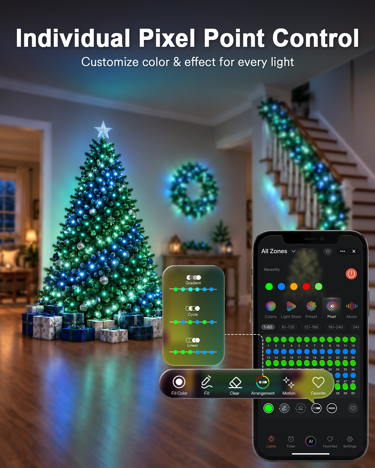 Lumary Smart Christmas String Lights