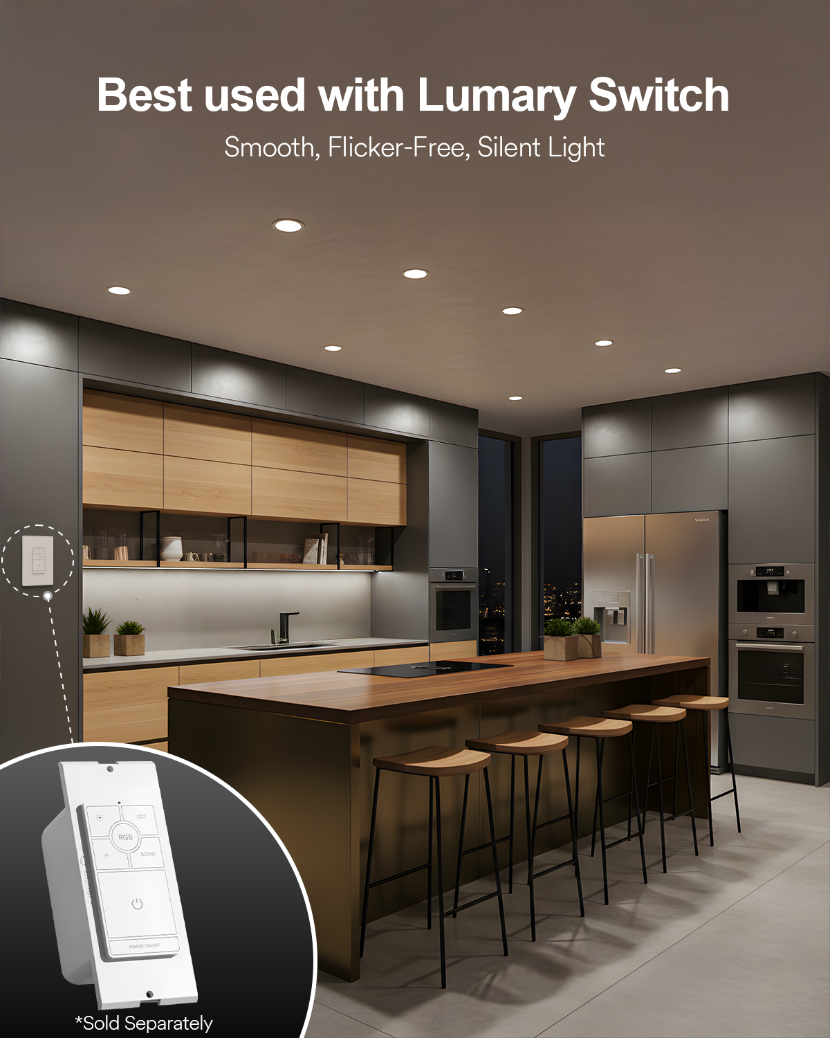 Lumary Smart Wi-Fi Canless Recessed Lights (COLOR/SIZE/PCS)