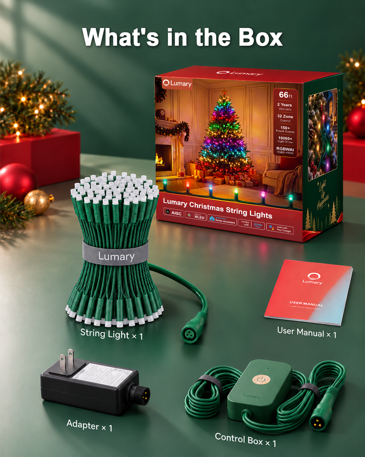 Lumary Smart Christmas String Lights