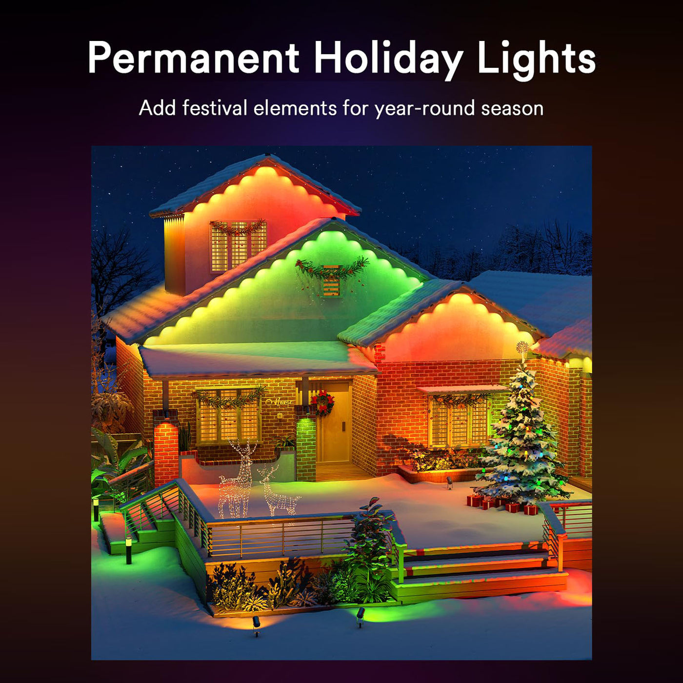 Lumary RGBAI Permanent Outdoor Lights Pro