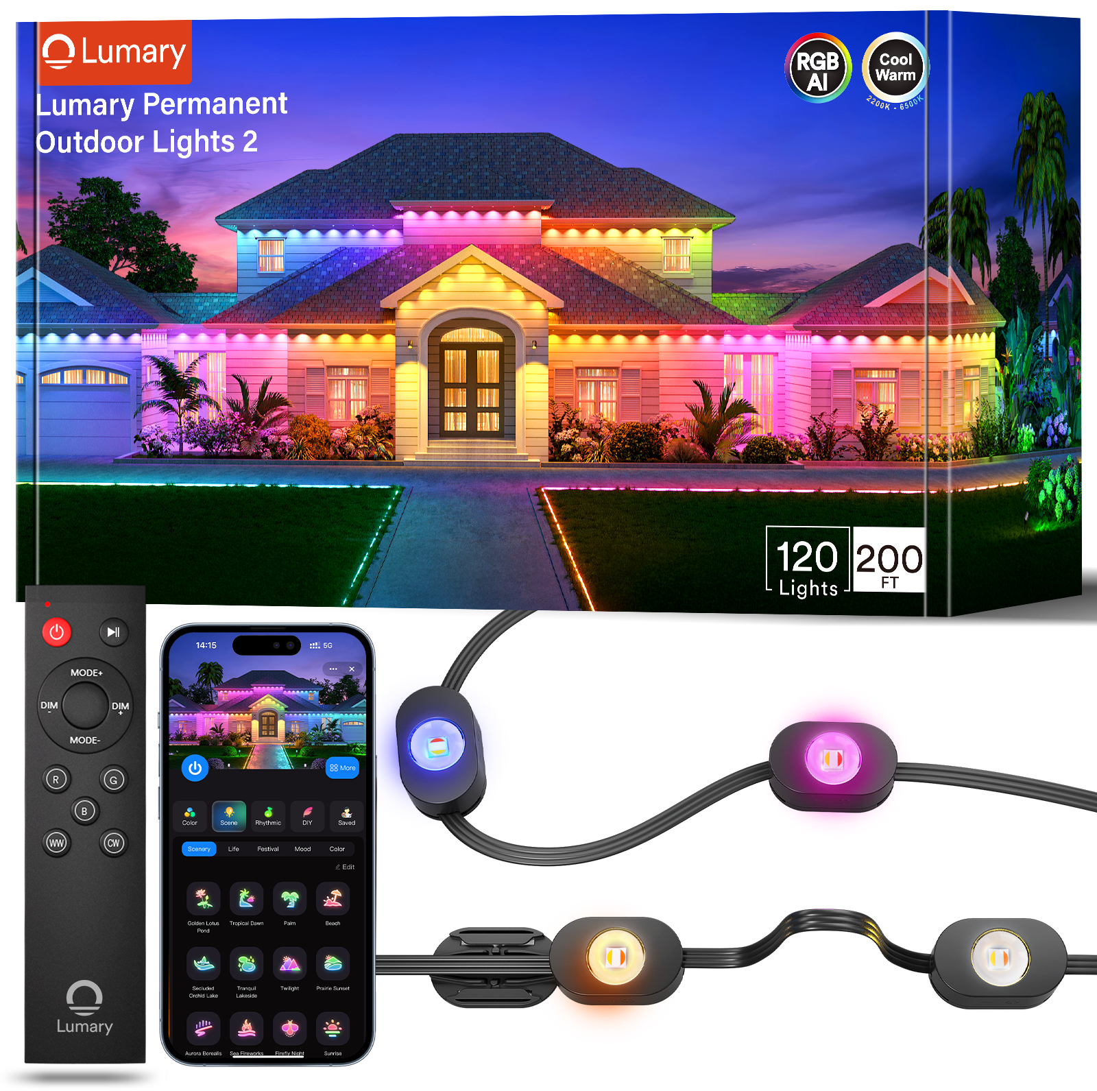 Lumary Permanent Outdoor Lights 2