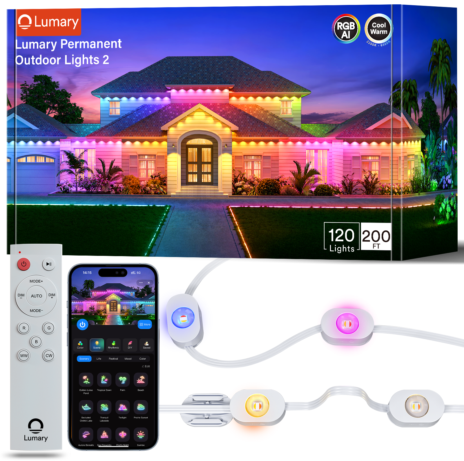 Lumary Permanent Outdoor Lights 2