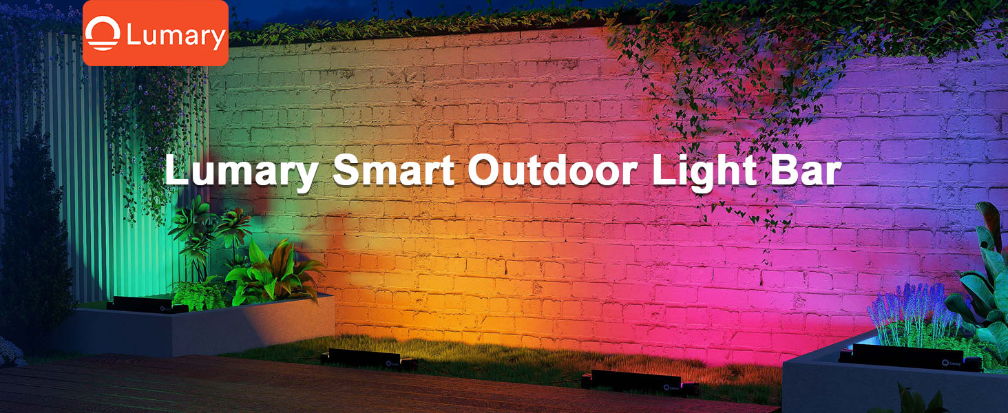 Photo inspiration: Visual Reference: Lumary Rgbai Smart Outdoor Lights Bar 4Pack