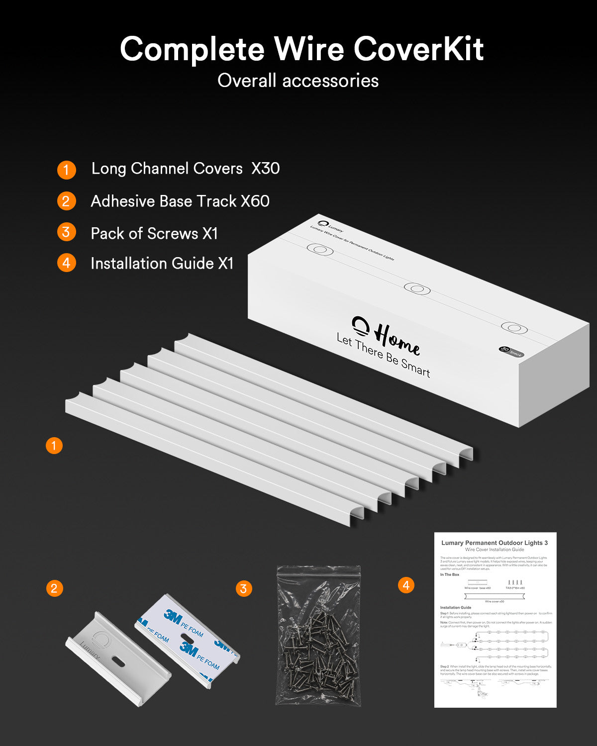 Lumary Permanent Outdoor Lights Wire Cover