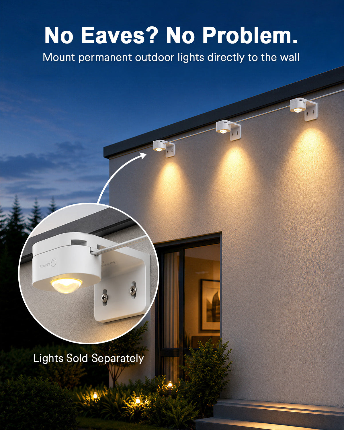 Lumary Permanent Outdoor Lights Supporting Frame
