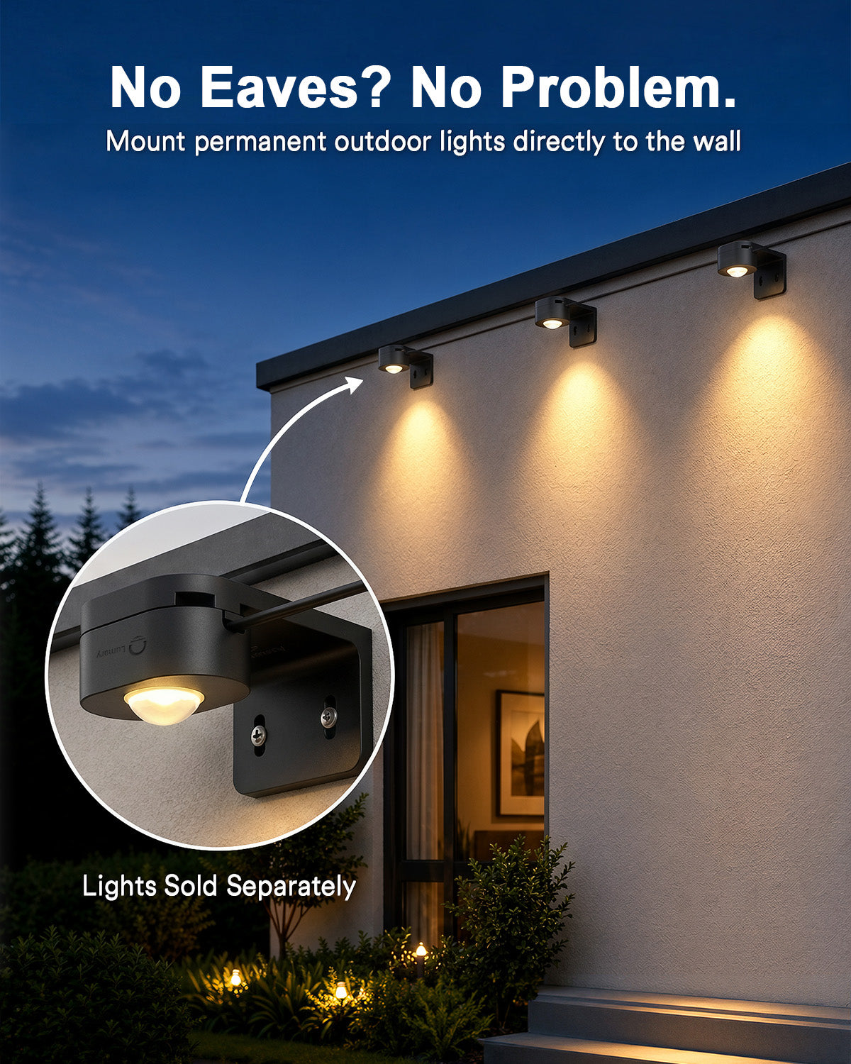 Lumary Permanent Outdoor Lights Supporting Frame