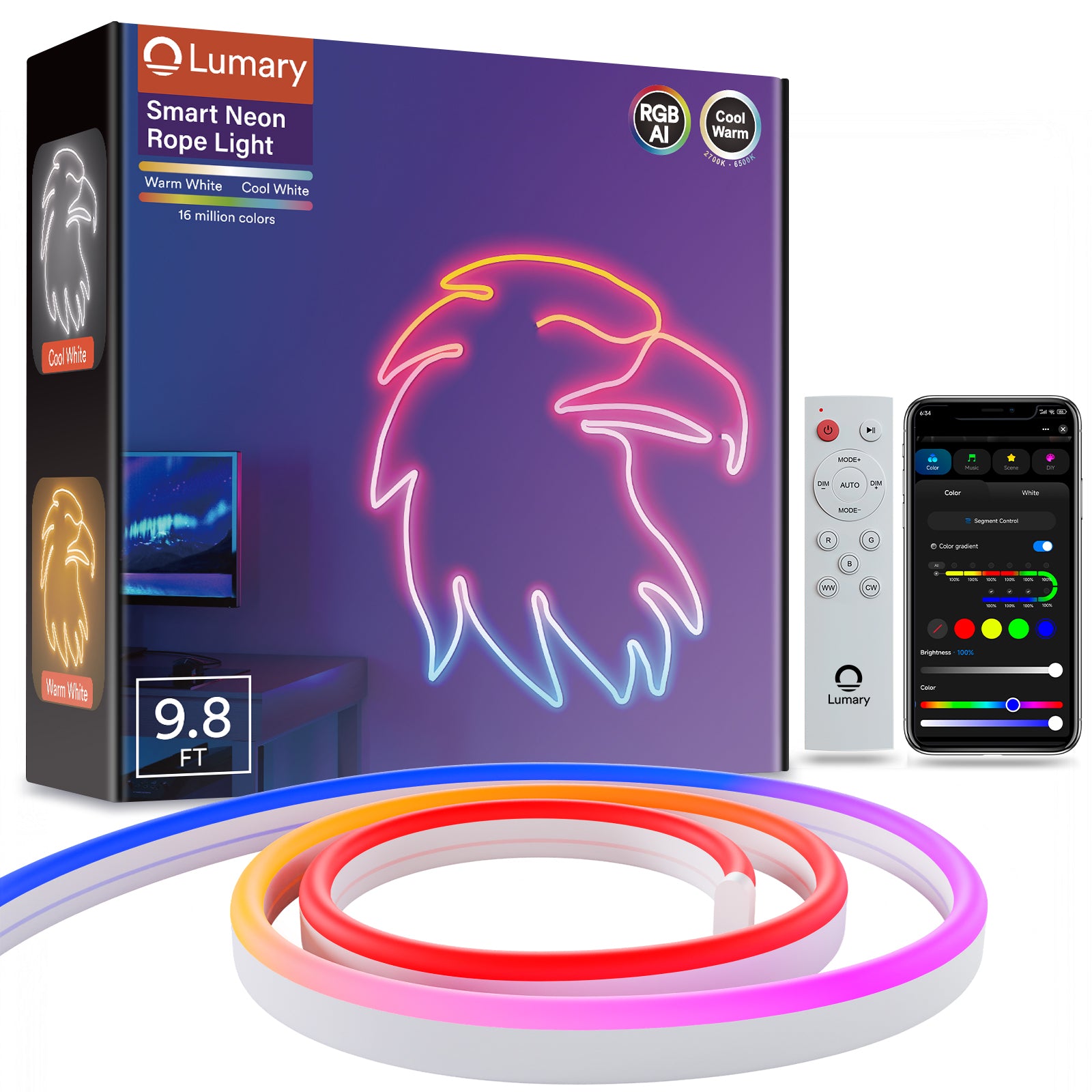 Lumary Smart Indoor Neon Rope Lights