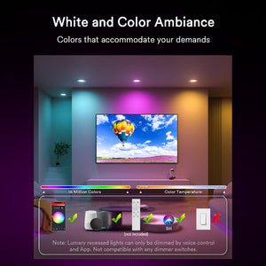 Lumary Wi-Fi Smart Canless Recessed Lighting 3 inch - Image 2