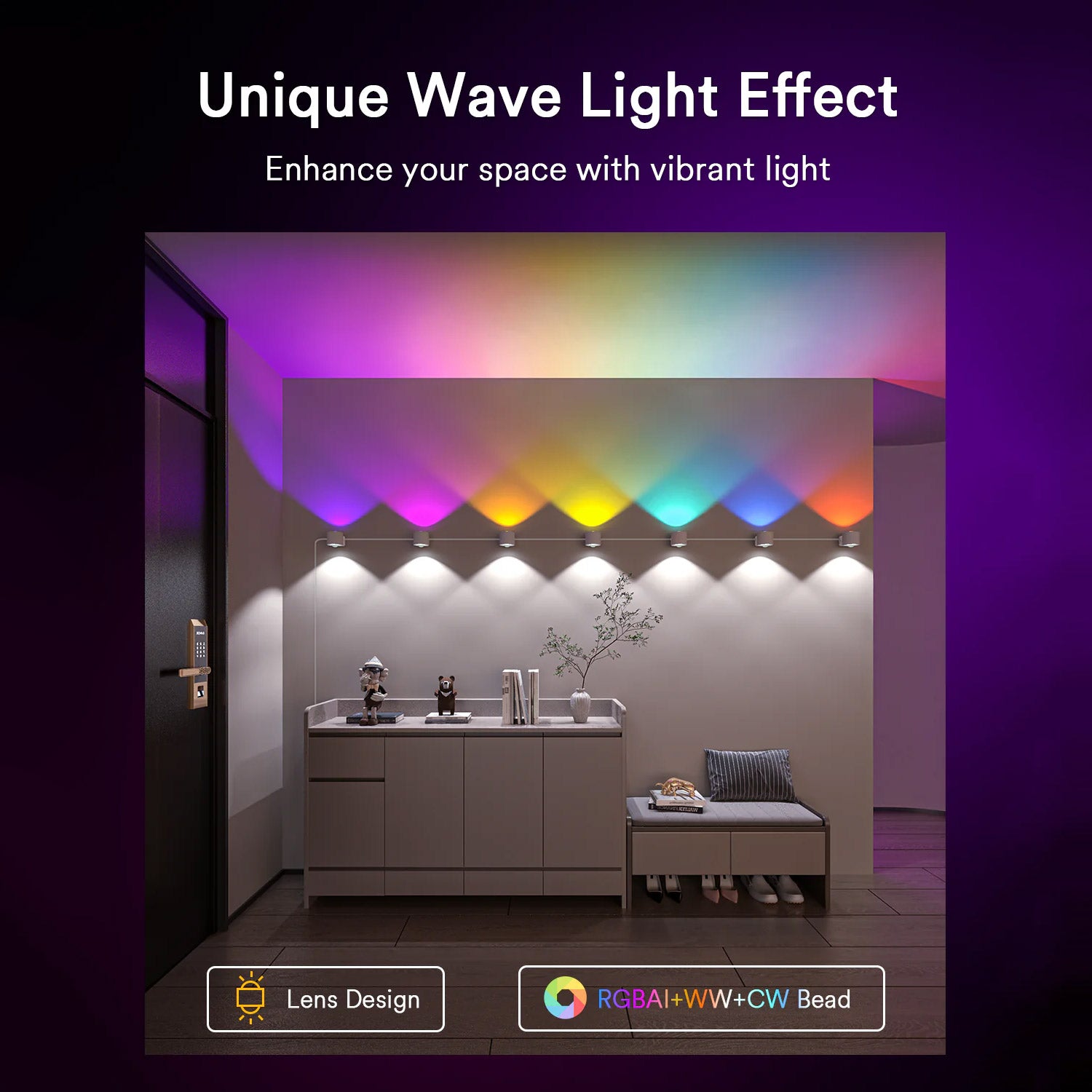 Lumary RGBAICW Smart Wall Sconces