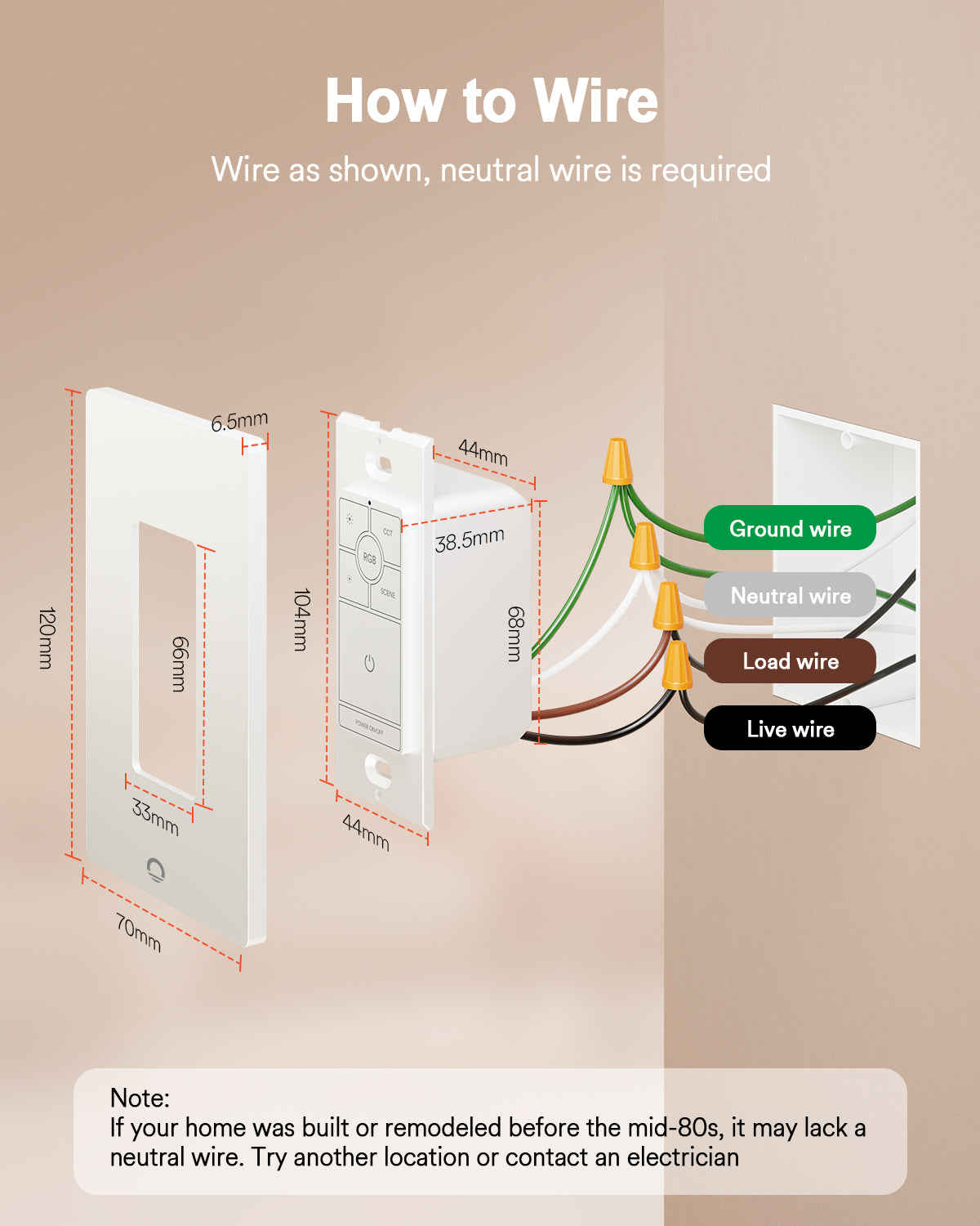 Lumary 4 Inch Smart WiFi Gimbal Recessed Lighting with Dimmer Light Switch